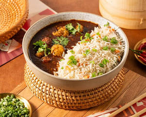 Veg Manchurian Rice Bowl