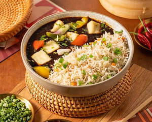 Black Pepper Paneer Rice Bowl
