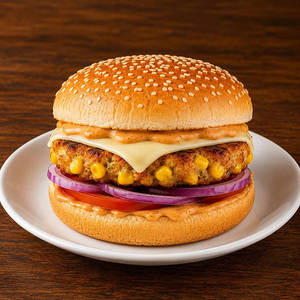 Corn Cheese Burger