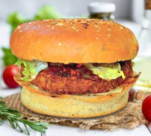 Hot N Spicy Veg Burger