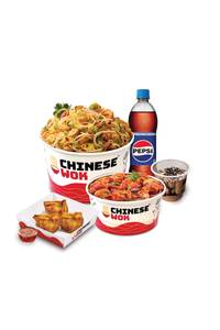 Rice/ Noodles + Gravy Combo For 2 - Non-Veg