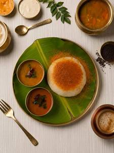 Bangalore Special Ghee Podi Thatte Idli [1 Piece]