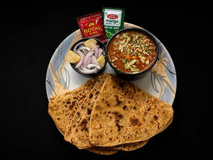 3 Tawa Paratha With Chole