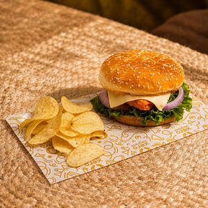 Paneer Cracker Burger