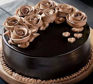 Flower Chocolate Cake 500Mg