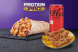 Protein Pro Chicken Bhuna Wrap Meal.
