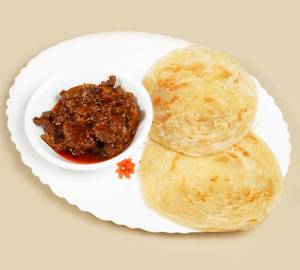 Mutton Pickle With 2 Malabar Or 2 Laccha Paratha