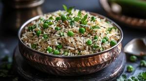Green Peas Pulao