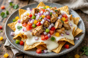 Chicken Loaded Nachos