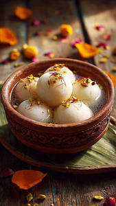 Small Spoung Rasgulla Bucket 6 Pc