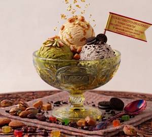 (Pista-Butterscotch-Oreo Cookies) 3-Scoops Lazza Spl Premium Ice Cream