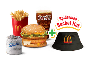 McCheese Chicken Burger Spiderman Brand New Day Meal