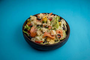 Caesar Salad Smoked Salmon