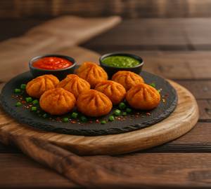 Paneer Capsicum Fried Momo (5 Pcs)
