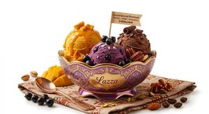(Mango-Chocolate-Blackcurrant) 3-Scoop Lazza Special Premium Ice Cream