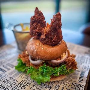 Devils Double Fried Chicken Burger (5 Inch)