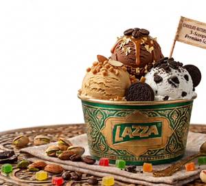 (Chocolate-Butterscotch-Oreo Cookies) 3-Scoops Lazza Premium Ice Cream