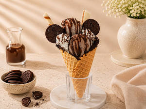 All Rounder Oreo Ice Cream Sundae - (240 Ml)