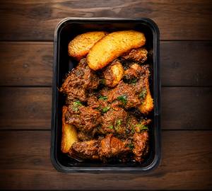 Roast Beef With Rich Gravy & Crispy Potato Wedges