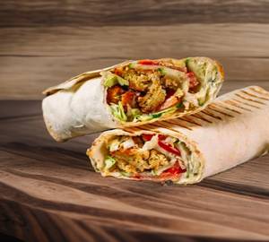 Shawarma Chicken Tikka Roll (rumali) With Cheese