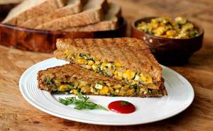 Grilled Spinach Corn