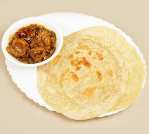 Chicken pickle with 2 malabar or 2 Laccha paratha