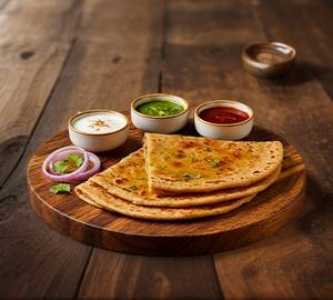 Onion parantha  [2 pcs]