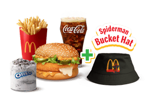 McCheese Veg Burger Spiderman Brand New Day Meal