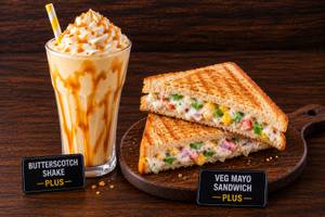 Butterscotch shake Combo