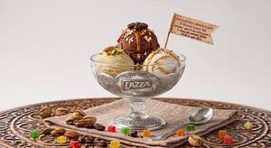 (Chocolate-Kulfi-Spanish Delight) 3-Scoops Lazza Spl Premium Ice Cream