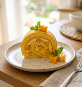 Mango Swiss Roll