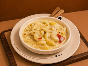 White Sauce Penne Pasta – Veg