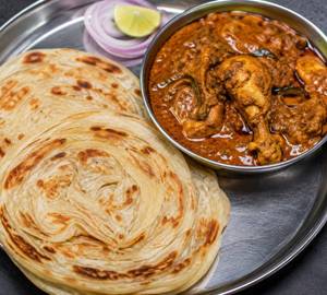 Paratha (2pcs) Chicken Curry