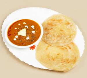 Dal Makhani with 2 Laacha Paratha or Garlic Naan