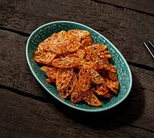 Crispy Lotus Stems Or Waterchestnut