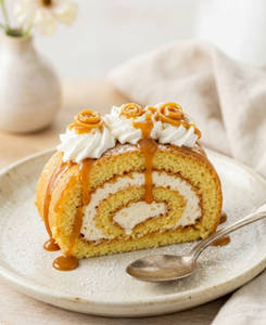 Butterscotch Swiss Roll