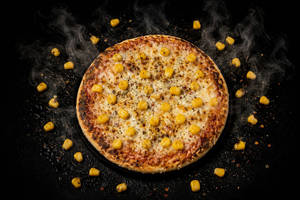 Golden Corn Kulcha Pizza