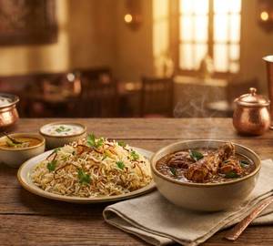 Pulao Rice 650Ml + Chintachiguru Chicken Curry 250Ml