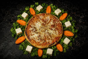 Margherita Kulcha Pizza