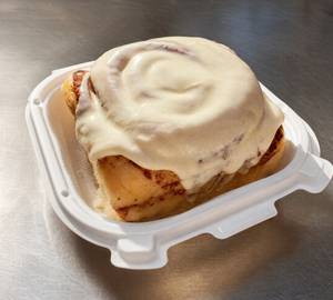 Brown Butter Icing Cinnamon Roll