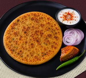 Desi Ghee Paneer Paratha Combo  [Serves 1]