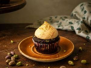 Pistachio Cloud Cupcake