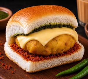 Cheesy Burst Vada Pav