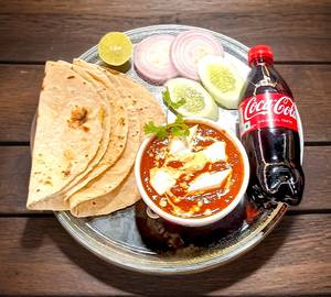 Paneer Butter Masala+4 Rooti+Coke 250Ml+Salad