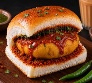 Schezwan Vada Pav