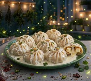 Paneer Cheese Creamy Makhani Momos 8 Pieces