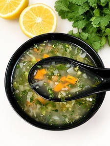 Lemon Coriander Soup
