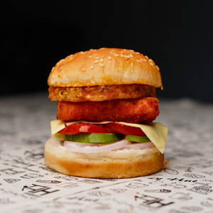 Veg Double Decker Burger
