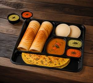 Mini Tiffin Box [ 2 Dosa + 2 Idily + 1 Omelette] Non Veg