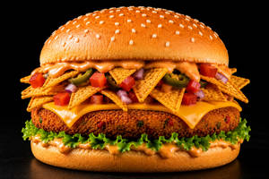 Fusion Nachos Burger